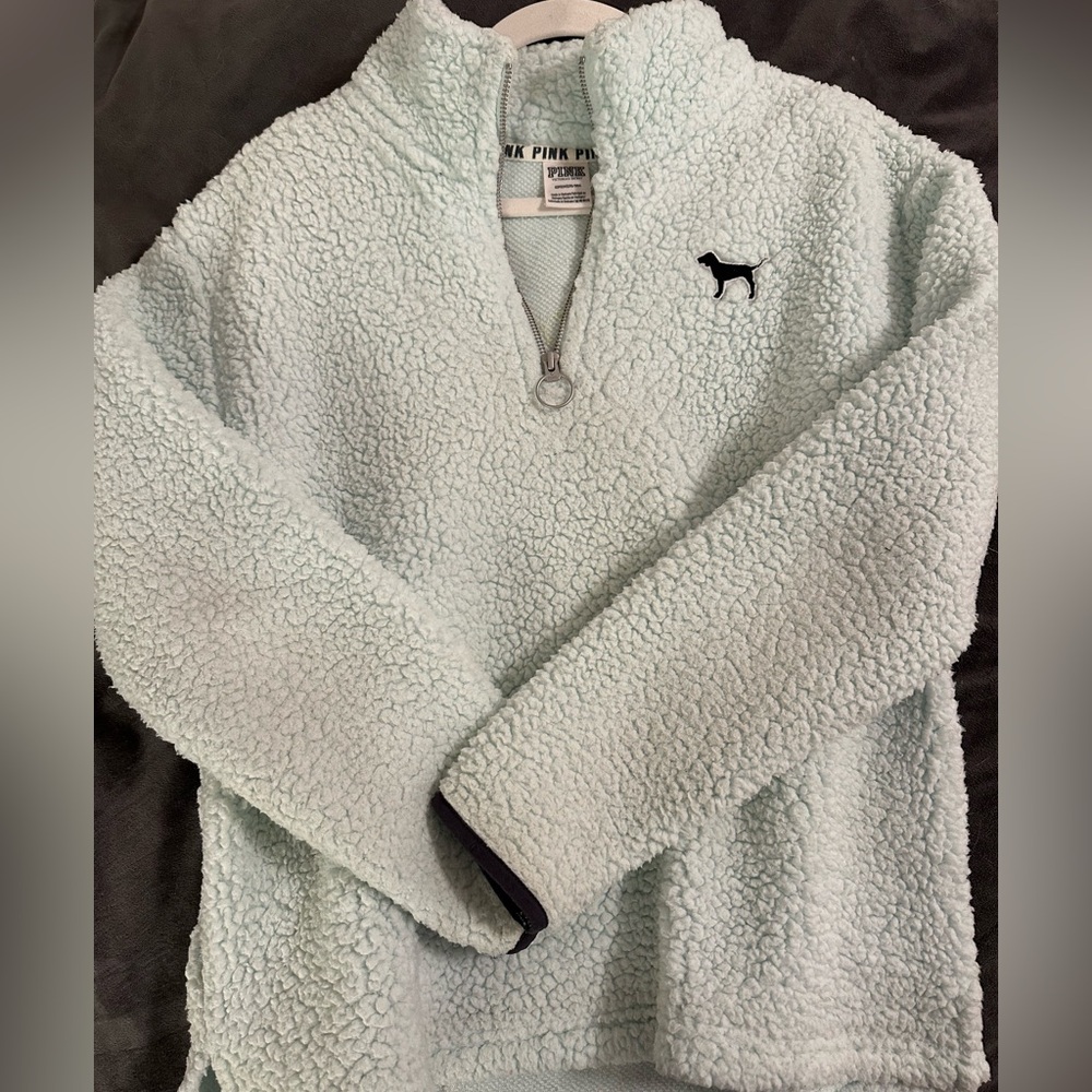 PINK Sherpa Pull Over